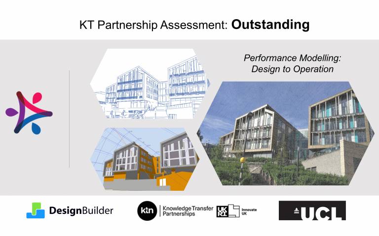 DesignBuilder and UCL KTP awarded Outstanding grade