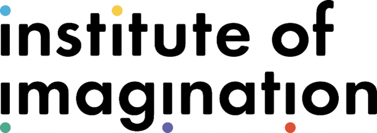 Text logo: institute of imagination