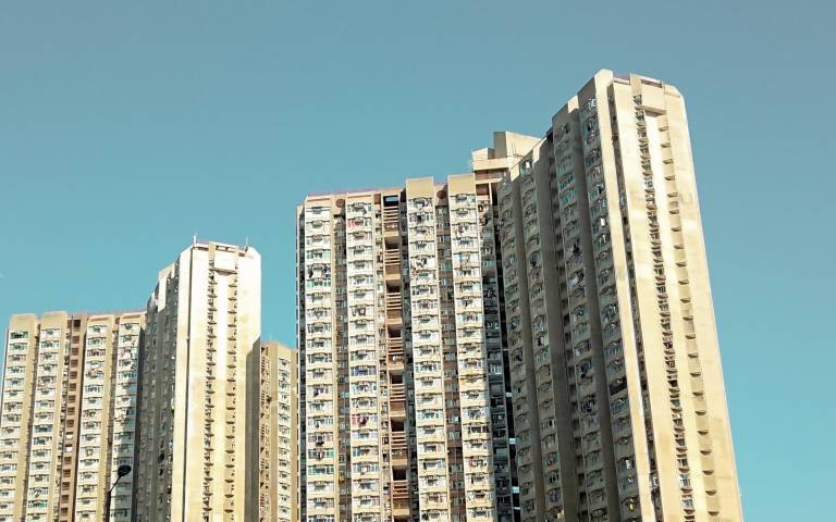 Tower block buildings in Hong Kong