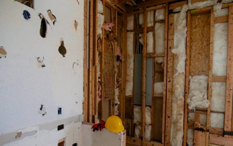 Photo of internal refurbishment work in a property