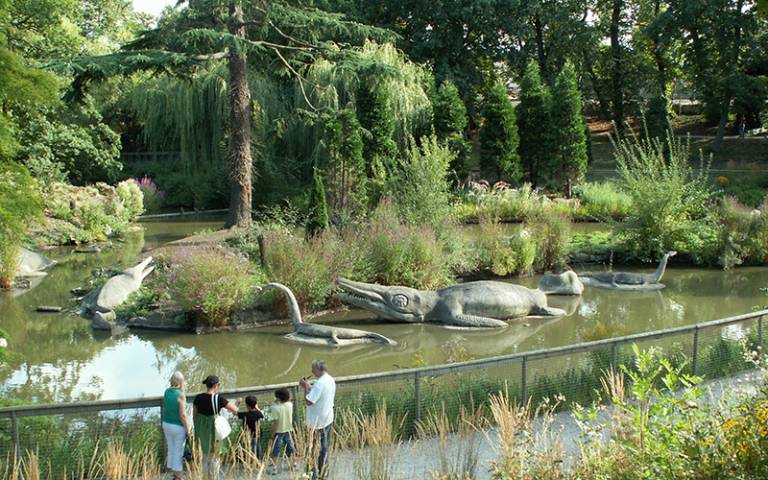 visitor photograph of Crystal Palace Dinosaurs 