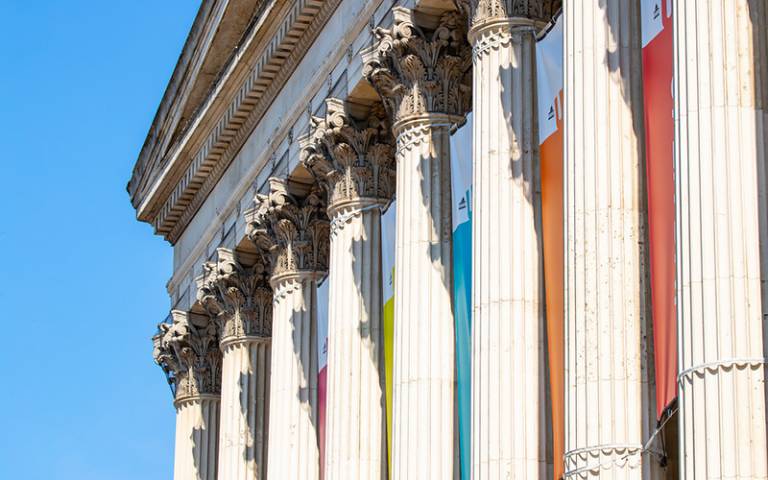 UCL Portico columns