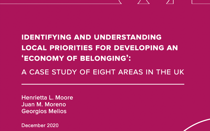 Identifying and understanding local priorities for developing an 'Economy of Belonging'