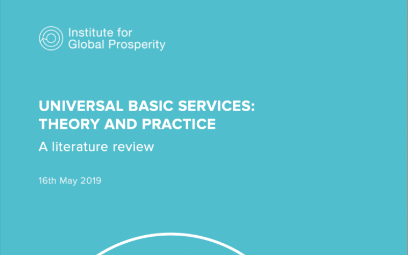Universal Basic Services: Theory and Practice - A literature review (2019) 