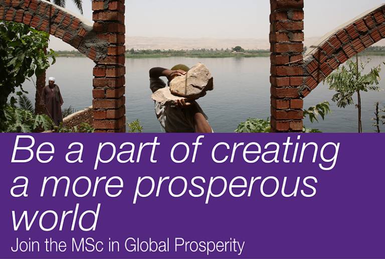 Image for MSc in Global Prosperity Open Evening