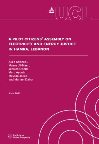 Citizen's Assembly working paper cover