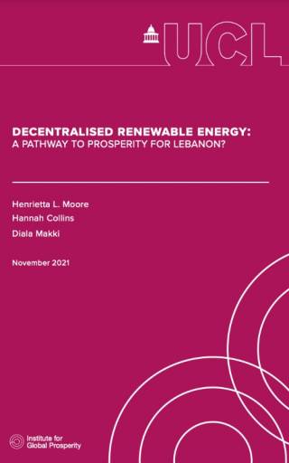 Renewable energy working paper