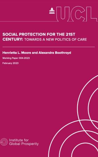 Social protection working paper cover