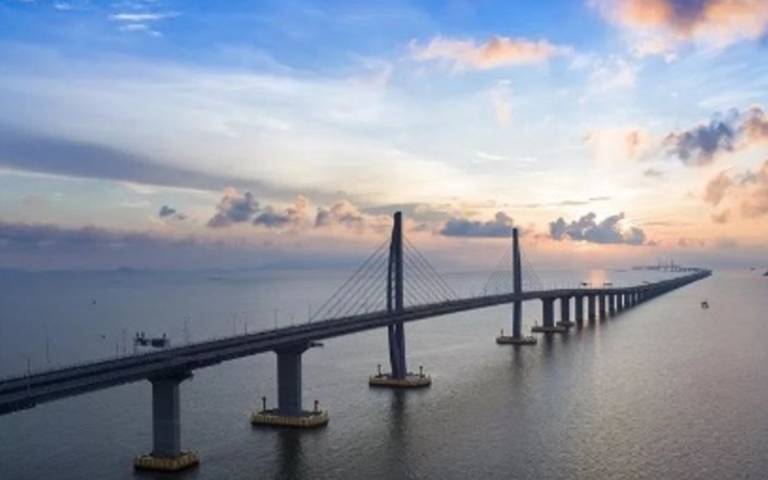 bridge in China's greater bay area
