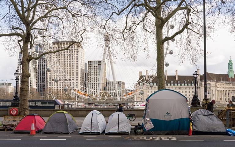 Tents on Southbank