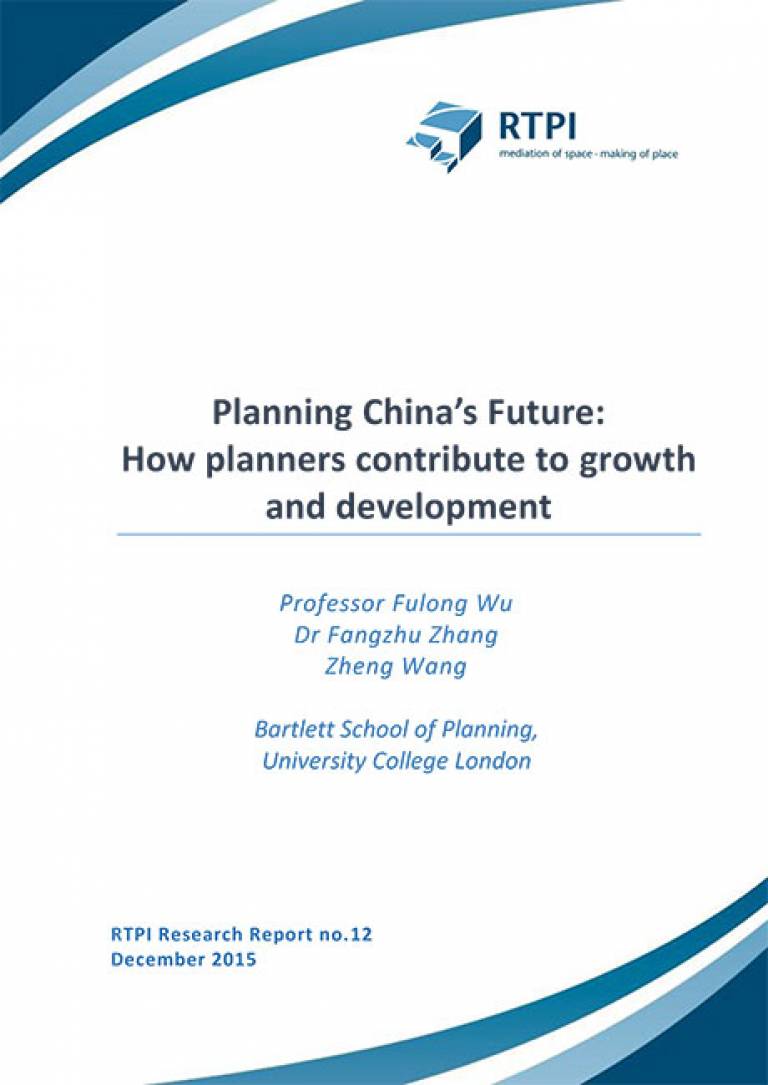Planning China's future: How planners contribute to growth and development