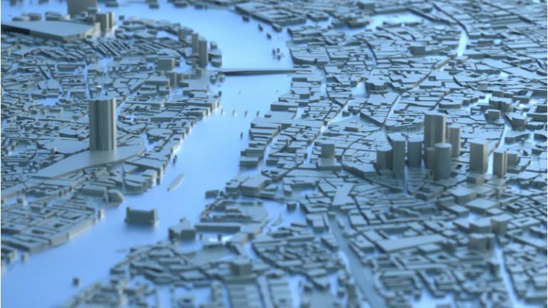 3D map of London