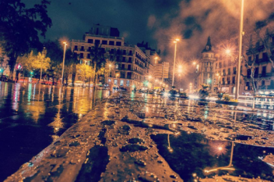Martin Garcia Chavez’s photo of a rain-soaked street