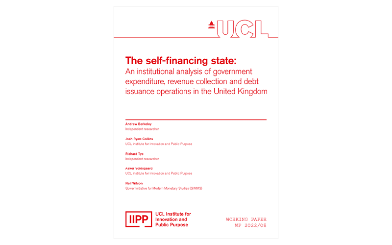 The self-financing state: An institutional analysis of government expenditure, revenue collection and debt issuance operations in the United Kingdom