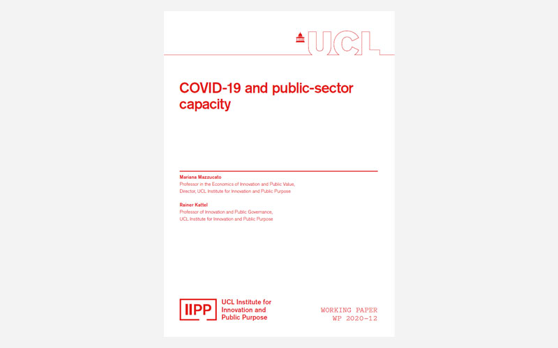 IIPP WP 2020-12 COVID-19 and public sector capacity