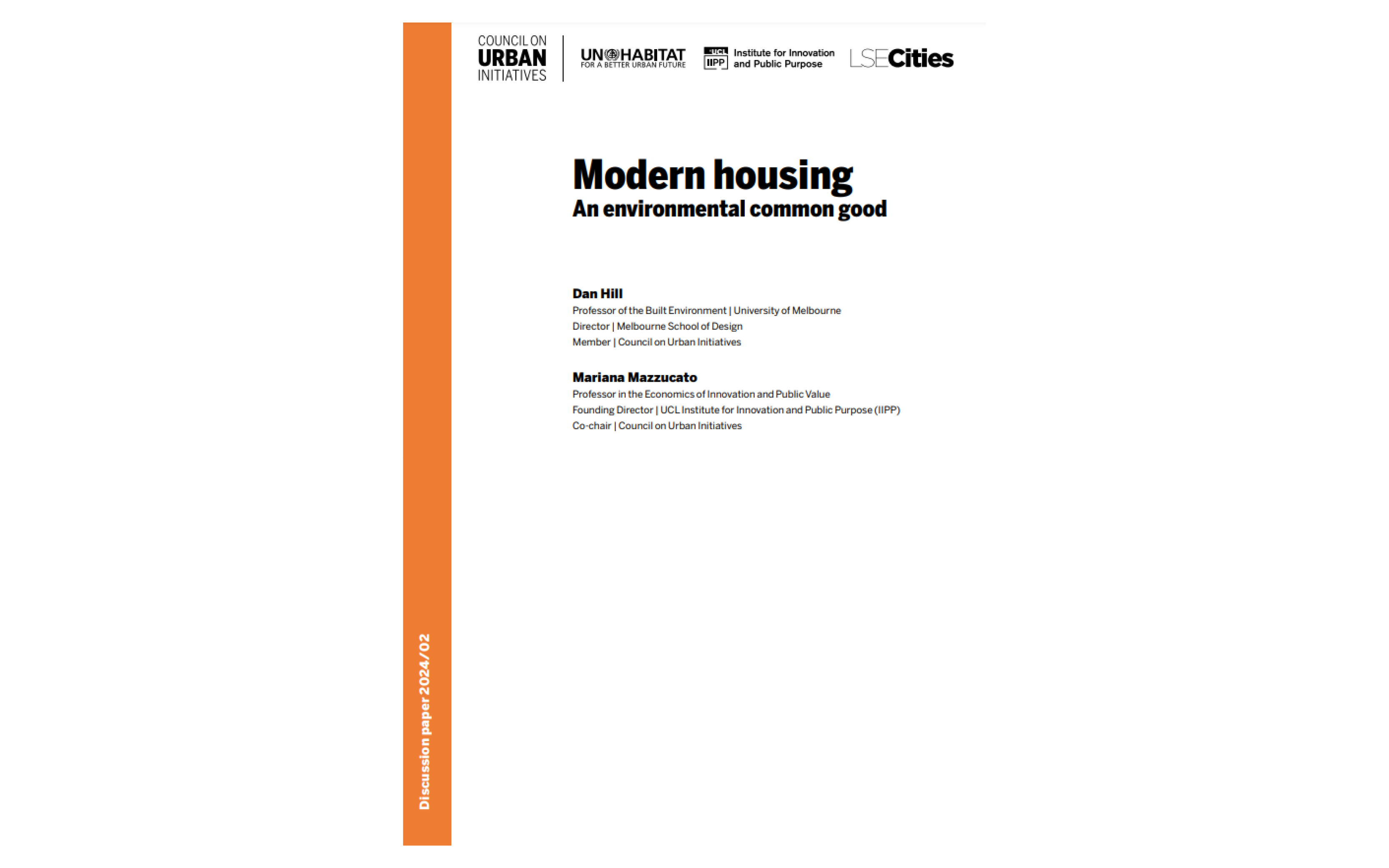 Modern housing: an environmental common good