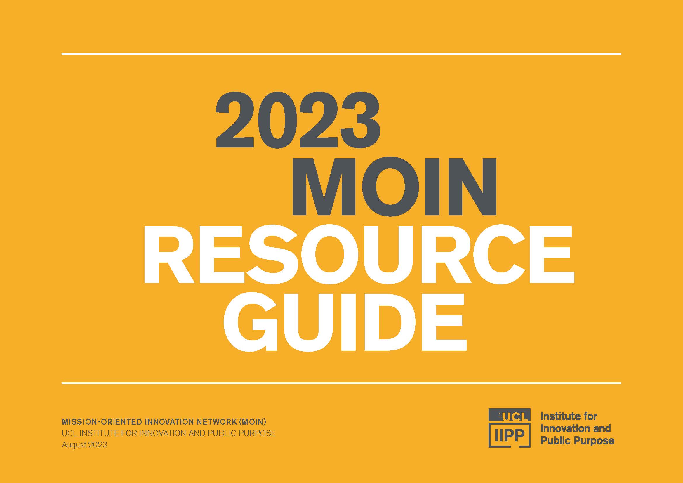 MOIN Resource Guide
