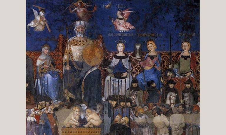 “Allegory of Good Government” fresco by Lorenzetti. Image: © Public domain