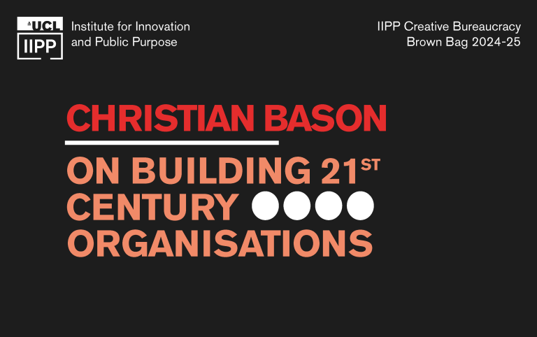 Christian Bason on building the 21st century organisation