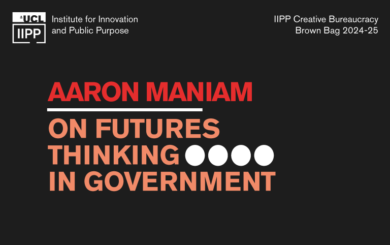 Aaron Maniam on Futures Thinking in Government