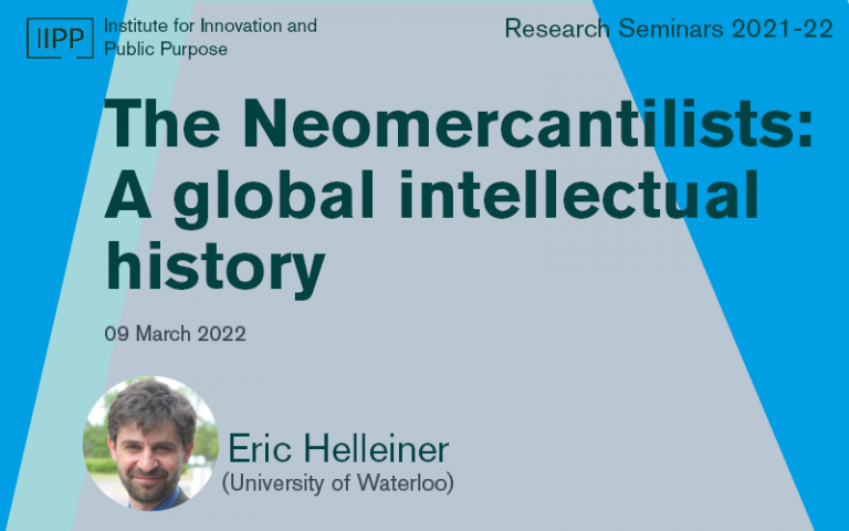 The Neomercantilists: A Global Intellectual History