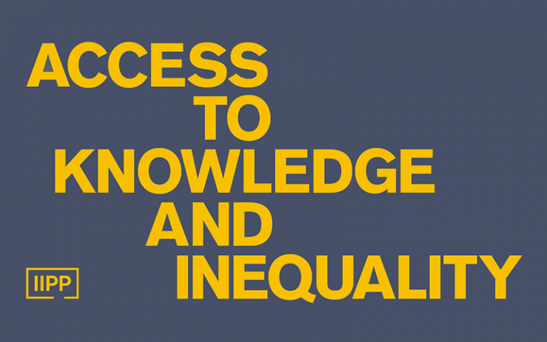 Access to knowledge and inequality