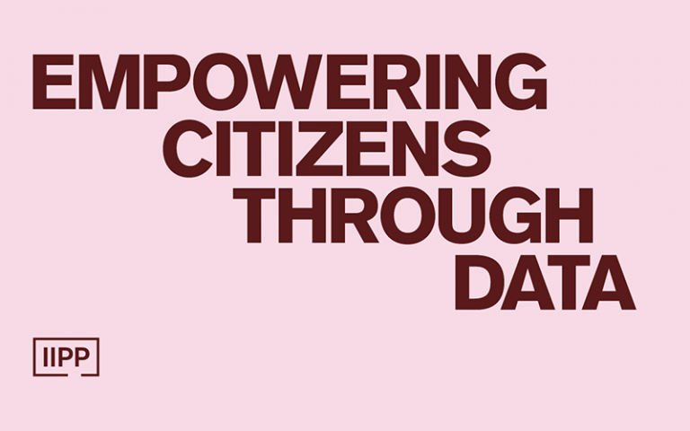 Empowering citizens through data