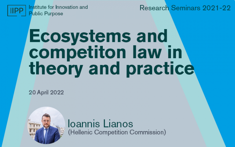 Ecosystems and competition law in theory and practice