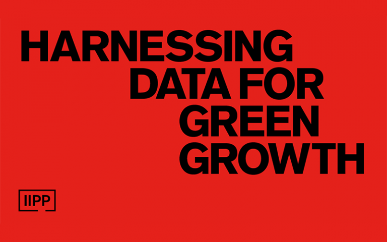 Harnessing data for green growth