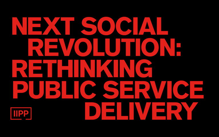 Next social revolution: rethinking public service delivery