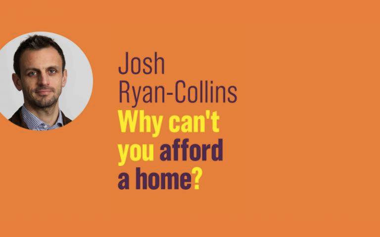 Book launch talk: 'Why can't your afford a home?' by Josh Collins