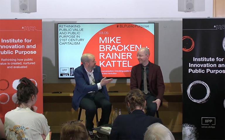Mike Bracken and Rainer Kattel discuss government digital transformations as part of our public lecture series Rethinking Public Value and Public Purpose in 21st-Century Capitalism.