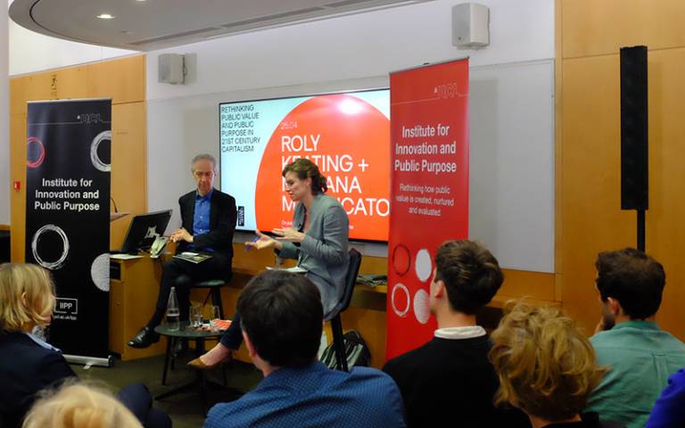 Roly Keating and Mariana Mazzucato in conversation on public value, the first in our series Rethinking Public Value and Public Purpose in 21st-Century Capitalism.