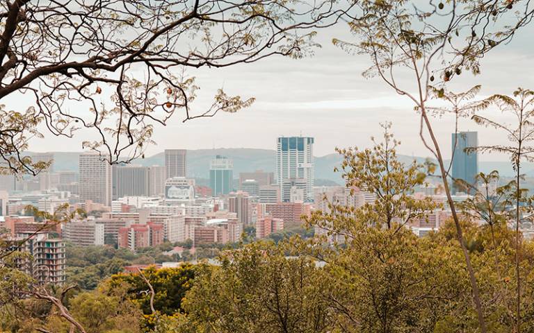 A view of Pretoria Central Business District - South Africa