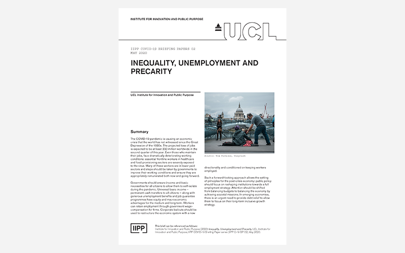 Inequality, Unemployment and Precarity 