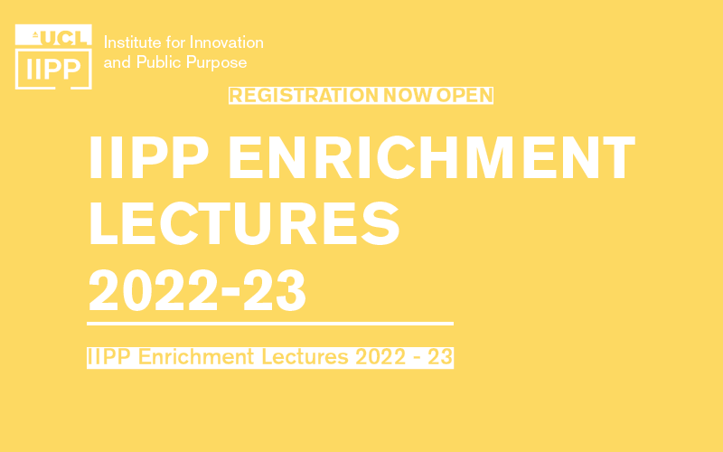 IIPP Enrichment Lectures 2022-23