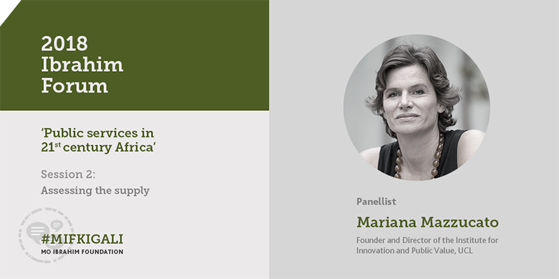 Mariana Mazzucato panellist at MIF Forum on Assessing the supply