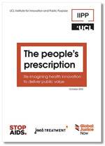 The people's prescription: Re-imagining health innovation to deliver public value report