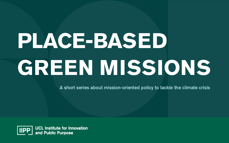 Place-based green missions