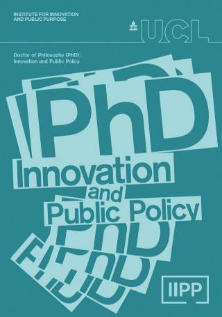 PhD in Innovation and Public Policy flyer