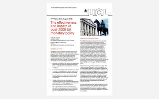 Effectiveness and impact of post-2008 UK monetary policy