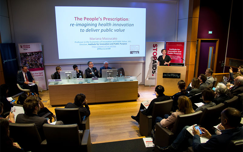 Mariana Mazzucato presents The people's prescription report