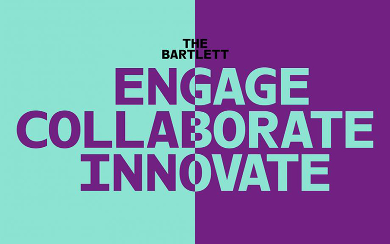 Text: Engage, collaborate, innovate