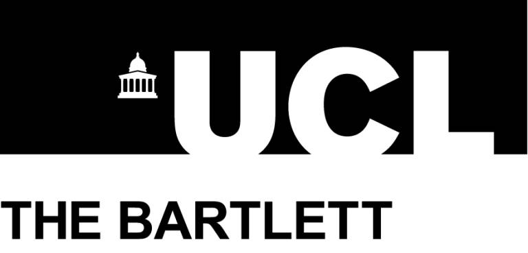 The Bartlett logo with white writing on black background, reading The Bartlett