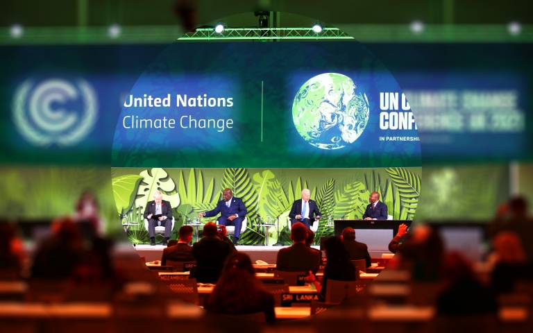 Panel of politicians at COP26