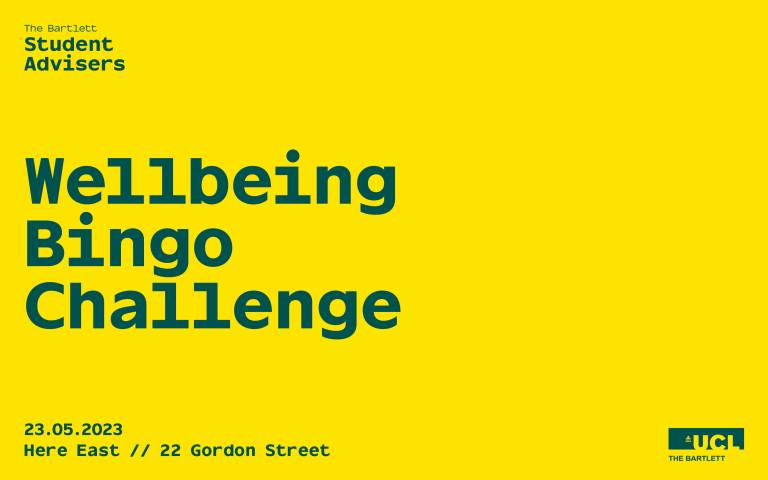 Wellbeing Bingo Challenge, Mental Health, Student Wellbeing, Stress, Exams, 