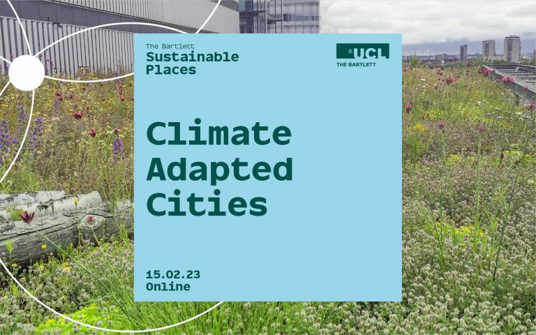 TEXT: Sustainable Places: Climate Adapted Cities