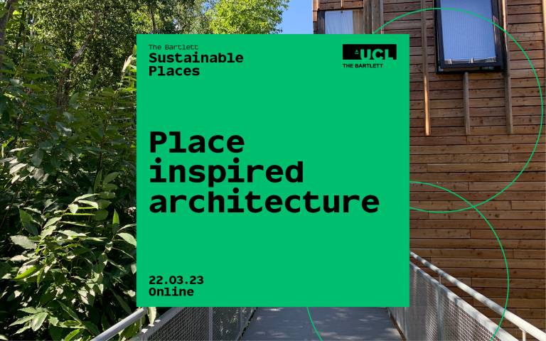 TEXT: Sustainable Places: Place Inspired Architecture