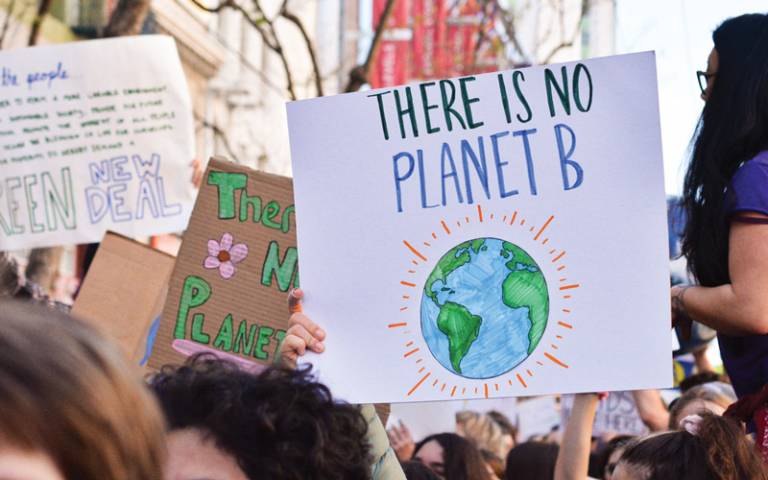 this is an image of a poster that says no planet b 