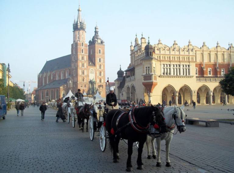 Cracow old town square